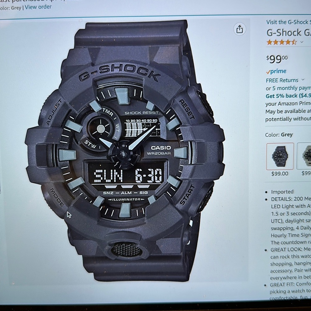 Casio G-Shock GA-700UC watch
